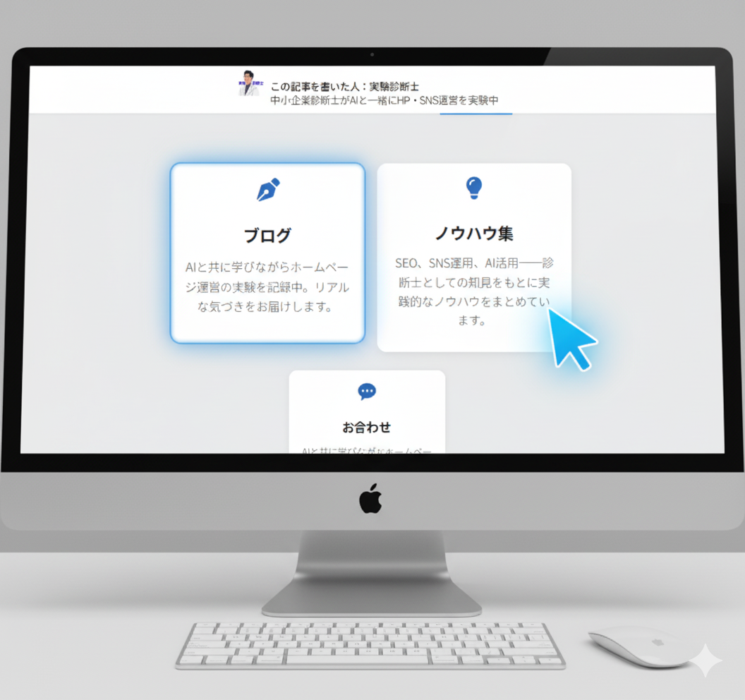 ホームページをカード型に改善｜AI活用で実現した方法(2025/10/11)